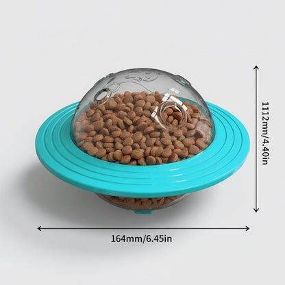 Treat dispensing ball size comparison for small and large dogs